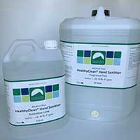 Alcohol-free no rinse hand sanitiser